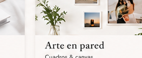 Cuadros enmarcados y canvas para decoración de paredes