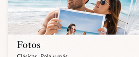 Fotos impresas clásicas, retro y formato polaroid